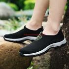 Mens Slip-on Breathable  Mesh Flats Trainers Sneakers Shoes