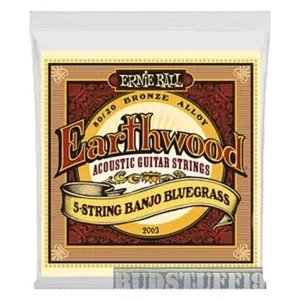 Ernie Ball 2063 Earthwood 5-String Bluegrass Banjo Strings Loop End 9-20 - Picture 1 of 1