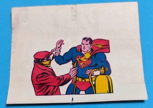 1967 Scanlens Superman Comic Book Tattoo Gum Wrapper Scanlen's like Topps RARE - Bild 1 von 2