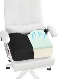 Extra Thick 6 in Office Seat Cushion, Memory Foam Adult Booster Seat for Car,... - Picture 1 of 7