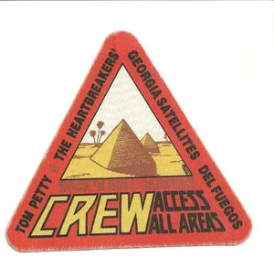 unused triangular tour pass TOM PETTY & THE HEARTBREAKERS ROCK N ROLL CARAVAN 87 - Picture 1 of 1