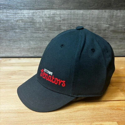 Ottawa Senators Hat Strap Back Womens One Size Adidas Hockey Cadet Short Brim - Image 1 of 4