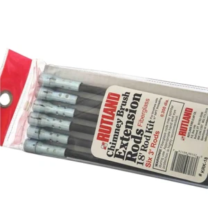 18 Ft. Chimney Brush Extension Rod Kit | Fiberglass Npt Fiber Glass Rods Ft / - Picture 1 of 1