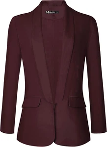 Women'S Office Blazer Jacket Open Front Womens Blazers for Work Professional - Picture 1 of 6