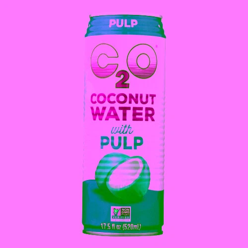 Pure Coconut Water With Pulp Case of 12 X 17.5 Oz By C20 Pure Coconut Water - Image 1 of 1