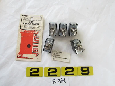 GC ELECTRONICS 35-132 - LOTE DE 5 INTERRUPTORES DE PALANCA 2 POSICIONES 35132 Foto 1 de 4