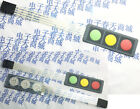 10PC Matrix Array 3Key Red/Green/Yellow Membrane Switch Keypad Keyboard 1*3 Keys