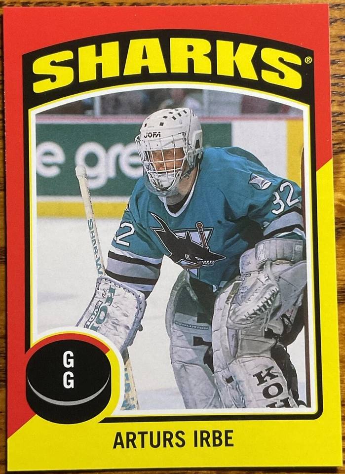 2014-15 O-Pee-Chee Stickers Arturs Irbe #ST-91 San Jose Sharks - Image 1 of 2