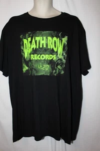 mens crooks & castles death row records t-shirt XL nwt black & ghostly green - Picture 1 of 1