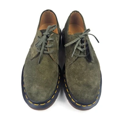 Zapatos Oxford Dr Martens 1461 CF Stead Gamuza Oliva Inglaterra Talla UK 3 / US 5 Foto 1 de 4
