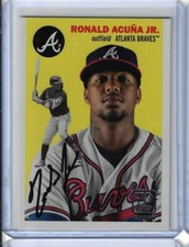 2021 Topps 70th Anniversary Celebration Ronald Acuna 1954 SP Through the Years