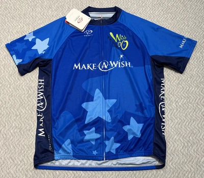 Camiseta masculina de ciclismo Primal 2XL XXL azul velocidade profissional desempenho flexível faça um desejo - Imagem 1 de 4