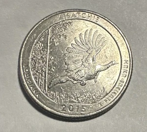 Seltene 2015 P Kisatchie National Forest Washington Viertel Sammlermünze - Bild 1 von 4