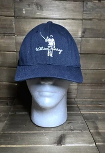 William Murray Golf Hat Cap Size L/XL Flex Stretch Fitted Blue Plaid UV Golfer - Picture 1 of 5