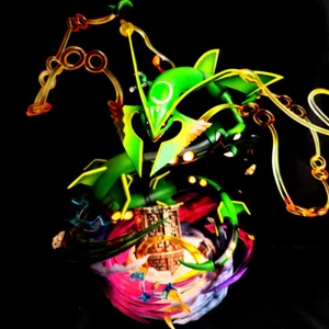 Estatua de resina Rayquaza B1 Studio pedido anticipado escala 1/20 luz LED - Imagen 1 de 8