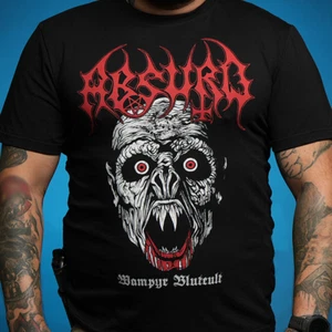 Absurd Band Absurd Camisa Negra Camiseta Manga Corta Todas las Tallas 1U472 - Imagen 1 de 3