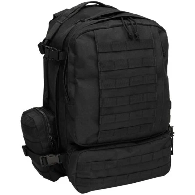 Rucksack Tactical Modular 45 ltr Outdoor Wander Molle pack Backpack Bw schwarz - Bild 1 von 4