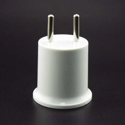 E27 Lamp Base To EU/US Plug Socket Lamp Holder Converter Adapter for Light Bulb - Image 1 of 4