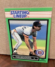 TOM BROOKENS 1989 KENNER STARTING LINEUP CARD - DETROIT TIGERS