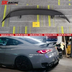 For 2017-2022 Infiniti Q60 Q60s GT Real Carbon Fiber Rear Trunk Spoiler Lip Wing - Picture 1 of 16