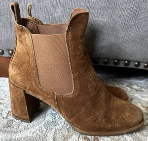 Pedro Garcia Suede Ankle Booties Size 37 - Picture 1 of 5