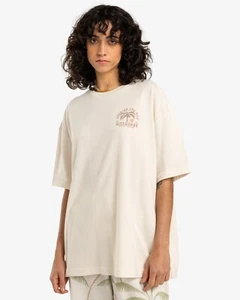 BILLABONG - Womens Chasing Sun T-Shirt - Salt Crystal - Casual Short Sleeve Tee - Picture 1 of 2