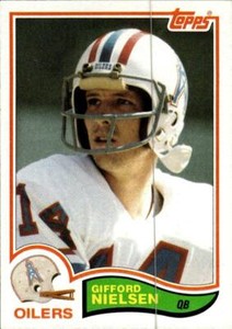 GIFFORD NIELSEN 1982 Topps Football #100 BUY ANY 2 ITEMS FOR 50% OFF   B215R2S6P