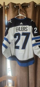 Winnipeg Jets NikolaJ Ehlers #27 White Adidas Airknit size 54 2021-22 Season - Picture 1 of 8