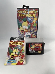 Sega Genesis Krustys Fun Fun House mit den Simpsons Spiel - vollständig - Bild 1 von 14