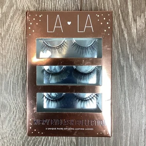 La La Wispy Eyelash Collection NEU 3 einzigartige Paar langlebig - Bild 1 von 2