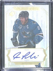 2016-17 Upper Deck SPx Hockey White Out Autograph #WO-JP Joe Pavelski