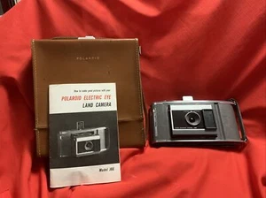 Vintage Polaroid Model J66 Land Camera With Leather Case **UNTESTED** ATTIC FIND - Picture 1 of 11