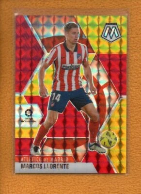 Marcos Llorente 2020-21 Mosaic La Liga SC Choice Red & Gold Prizm #100 /88 - Image 1 of 4