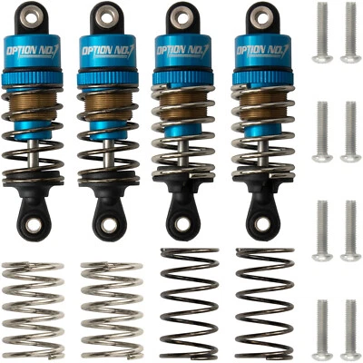 Amortiguador de aceite de aluminio para Tamiya TT-01 TT-02 TA05 TL-01 TA03 MF-01X HPI Foto 1 de 4