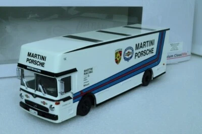 Premium ClassiXXs Mercedes-Benz Renntransporter "Martini-Porsche" 1:43 Rare - Image 1 of 4