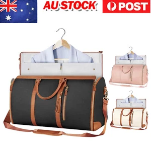 Large Travel Suit Garment Bag Gym Weekender Carry On Shoulder Duffle Convertible - Picture 1 of 16