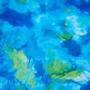 Living Coastal BTY P&B Textiles Abstract Tonal Tone-on-Tone Blue Green - Picture 1 of 3