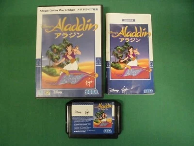 Mega-Drive Genesis -- ALADDIN Disney's -- JAPAN GAME. MD. 13678 - Image 1 of 4