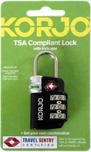 Korjo TSA Compliant Combination Lock w/ Indicator - Picture 1 of 1