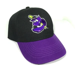 YOUTH size LOUISVILLE BATS HAT black purple BUDDY BAT mascot minor league KIDS - Picture 1 of 6