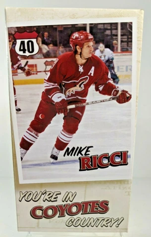 NEW 2006 PHOENIX COYOTES MIKE RICCI BOBBLEHEAD NIGHT LIMITED EDITION HOCKEY Cover