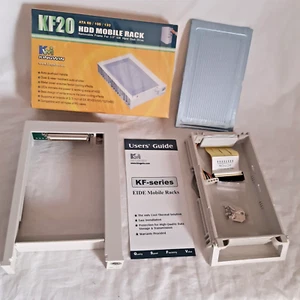 VINTAGE IDE BEIGE HDD MOBILE RACK, ABNEHMBARER RAHMEN FÜR 3,5 IDE FESTPLATTE KF 20 - Bild 1 von 7