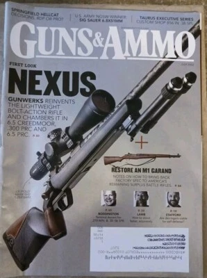 Guns & Ammo Magazine July 2022 First look Nexus, Restore An M1 Garand Foto 1 de 3