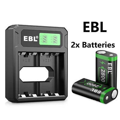 EBL 2x Rechargeable Batteries + Battery Charger for Xbox One Controller - Image 1 of 4
