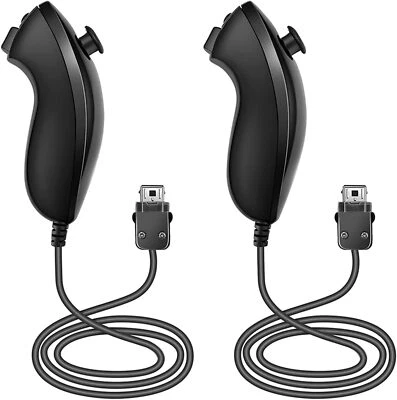 2Pack Wii Nunchuck Joystick For Nintendo nunchucks For Nintendo Wii / Wii U - Image 1 of 4