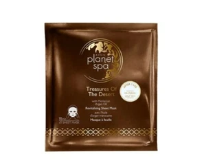 Avon Planet Spa Treasures Of The Desert Argan Oil Revitalising Sheet Face Mask - Picture 1 of 12