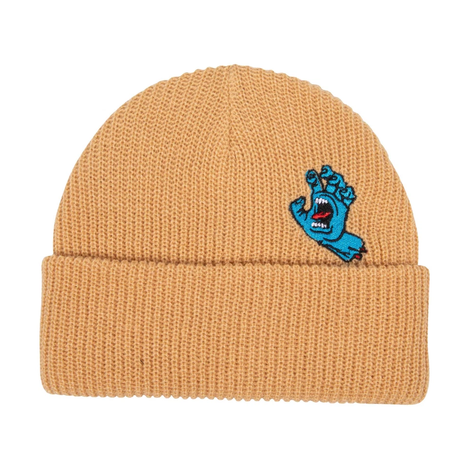 Santa Cruz Screaming Mini Hand Beanie - Wheat - Image 1 of 1