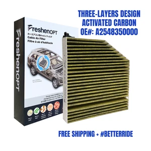 FreshenOPT Premium Cabin Filter Fit GLC300 CLE450 E350 C43 AMG OE: A2548350000 - Picture 1 of 8