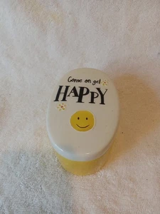 Caja de baratijas vintage cara sonriente - Imagen 1 de 6