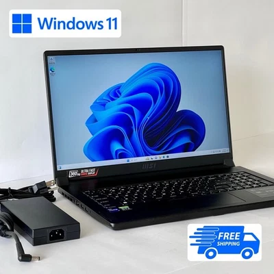 MSI GS76 Stealth 17.3" 360Hz Intel Core i9-11th Nvidia RTX 3070 32GB RAM 1TB SSD - Image 1 of 4